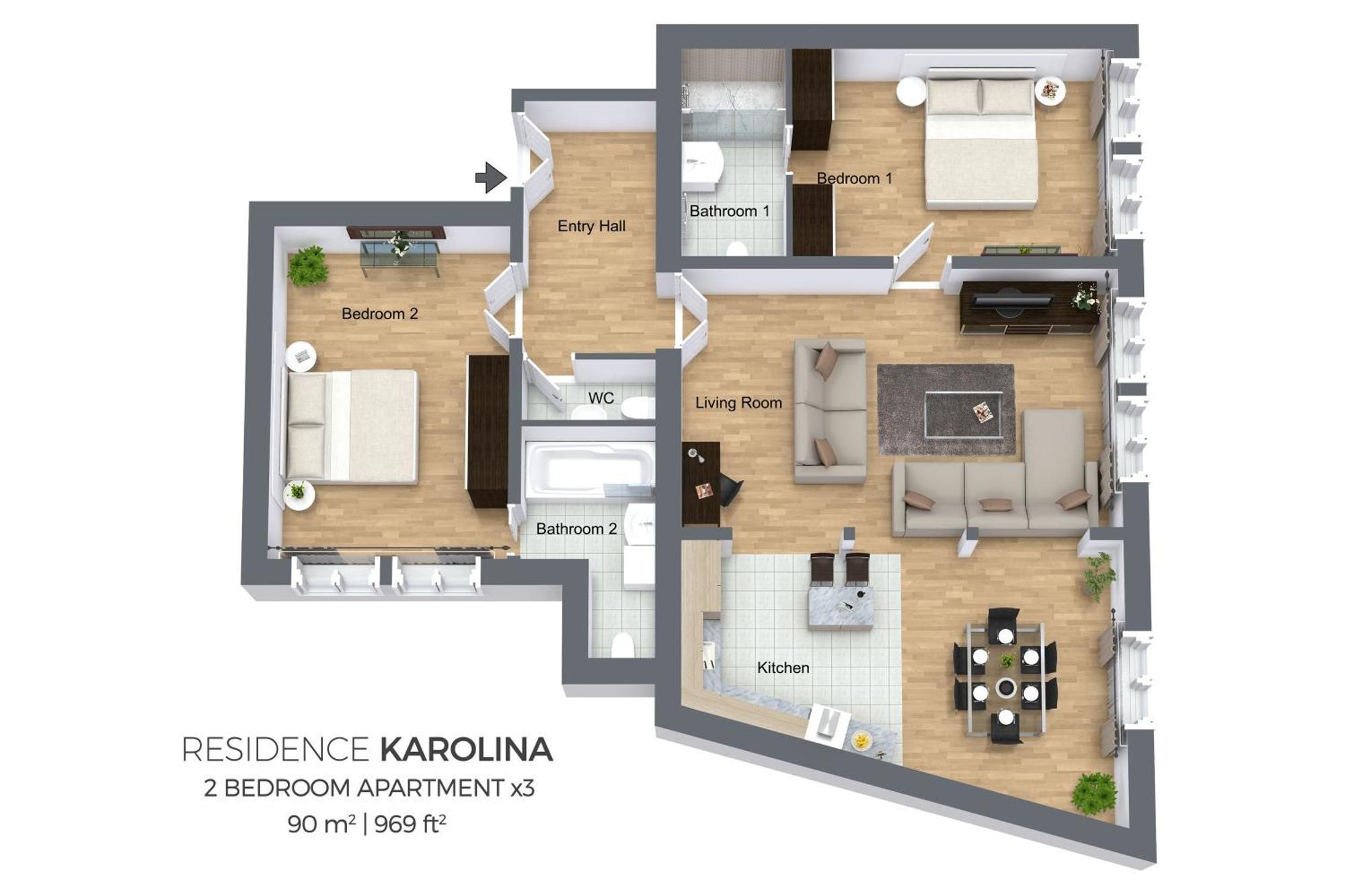 Residence Karolina Praga Pokój zdjęcie