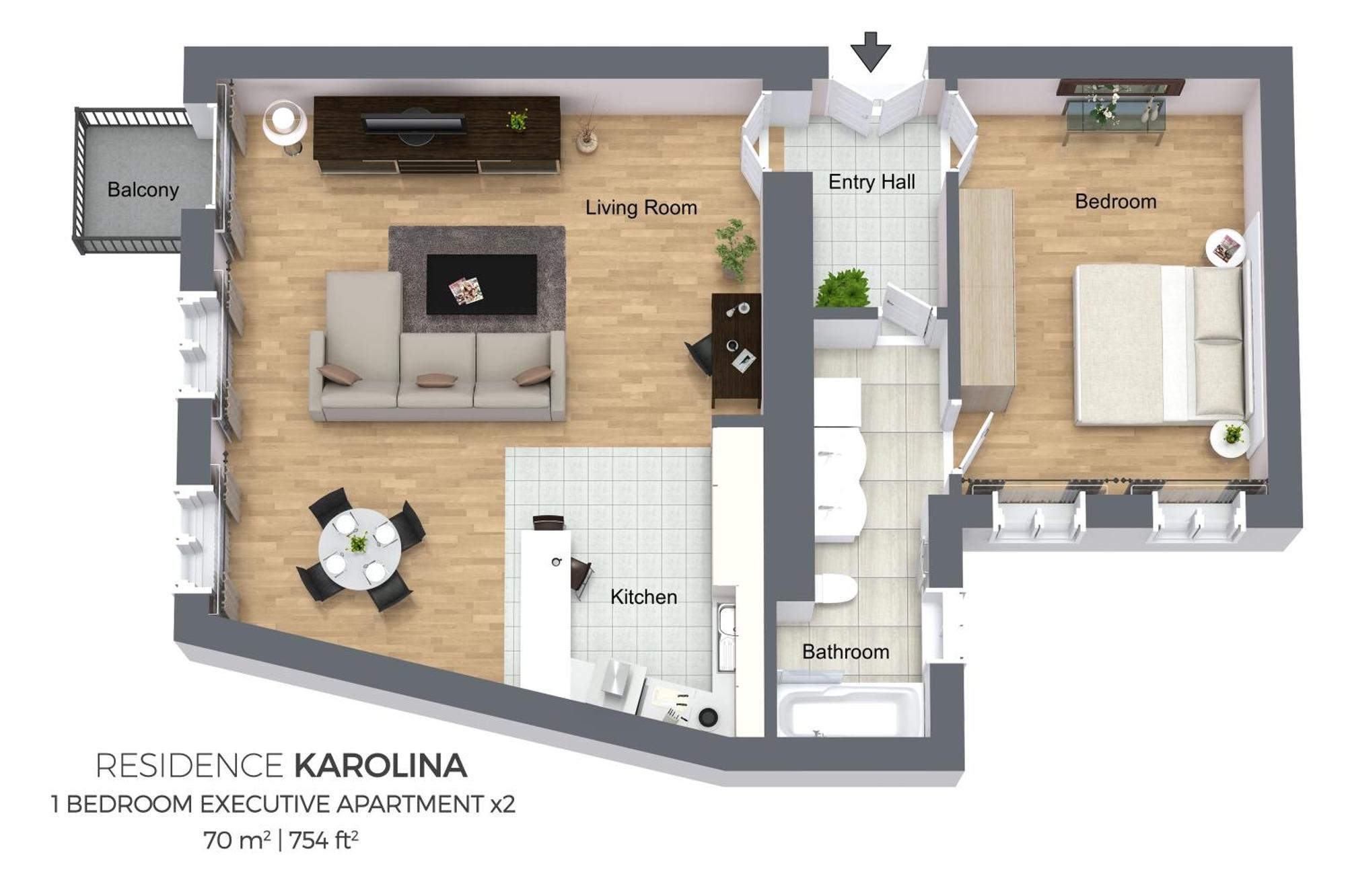 Residence Karolina Praga Pokój zdjęcie