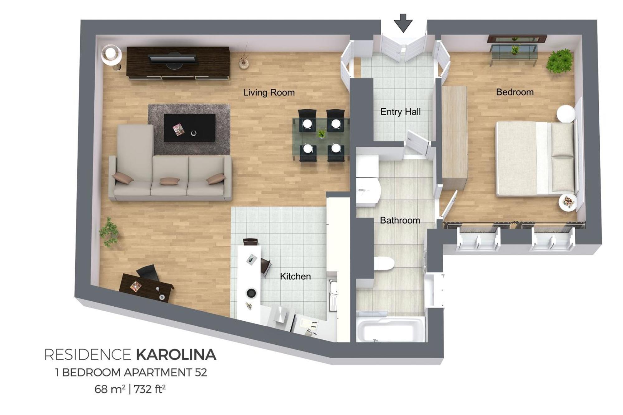 Residence Karolina Praga Pokój zdjęcie